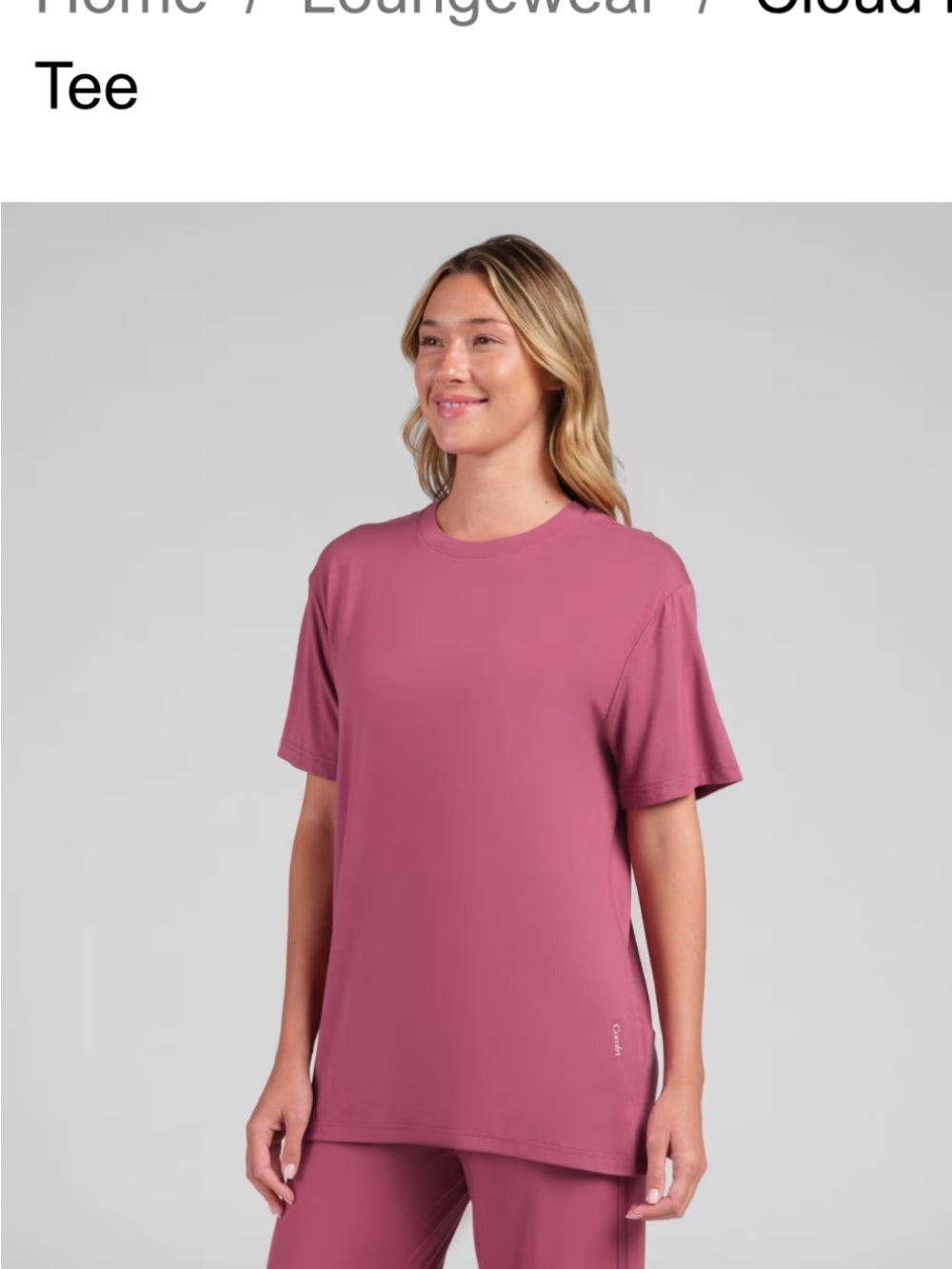 Comfrt Cloud Lounge Tee Cloud Tee Limited Edition Berry Medium